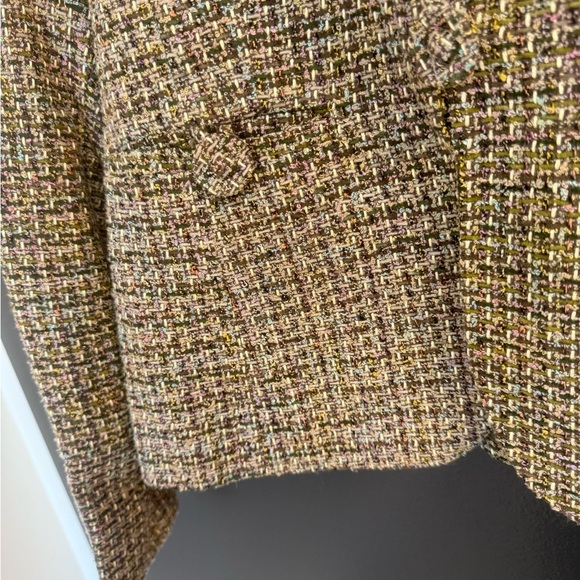 Sandra Angelozzi size 40 (10) NWT Women's Tweed Blazer -bright & silk blend - Picture 6 of 14